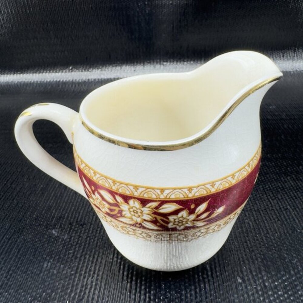 Antique Midwinter Pottery Burslem England Porcelon Porcelain Pitcher Creamer VTG